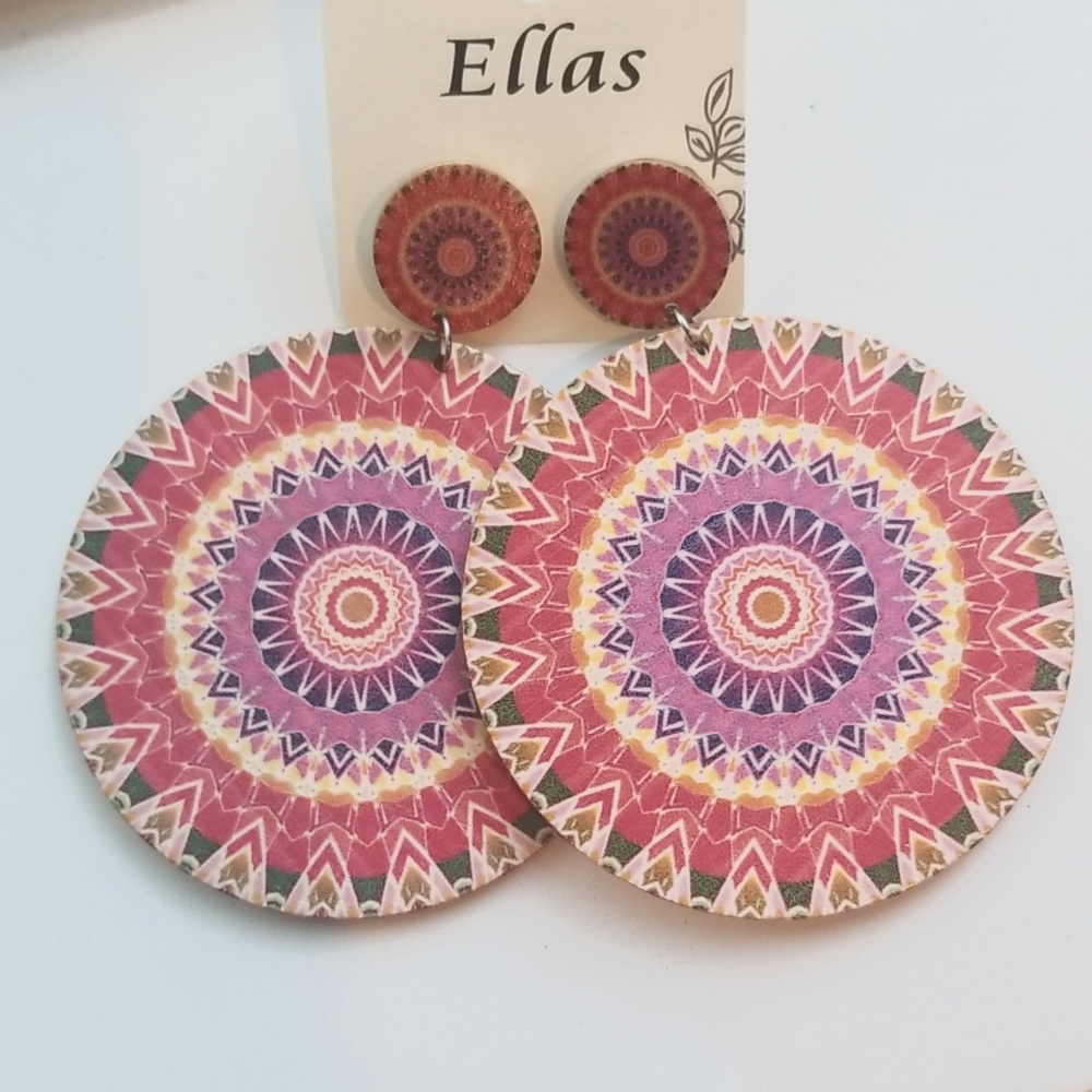 3 for $15 Colorful Festival Statement Earrings